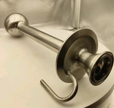 Tri Clamp Static Spray Ball 1.5" x 3.5" Reduction With Curve SS316 Loop Handle