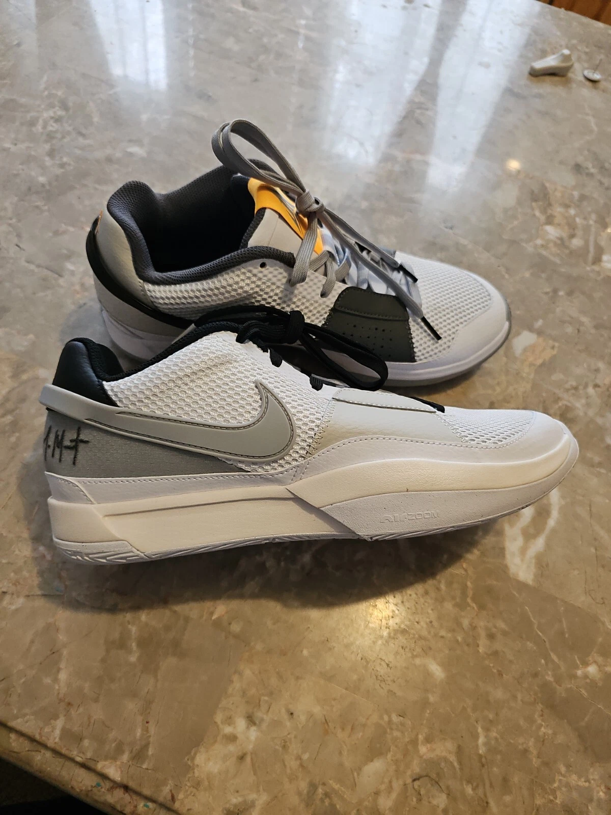Nike Ja 1 Low Light Smoke Grey-black-dr8785100-mens Size 10, Women Size 11.5