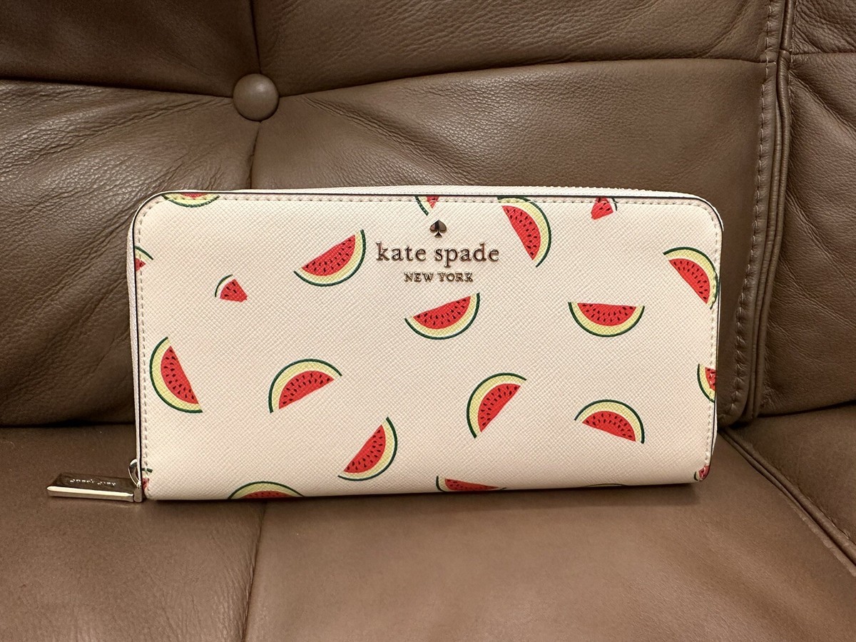 Kate Spade Staci Watermelon Party Large Continental Wallet