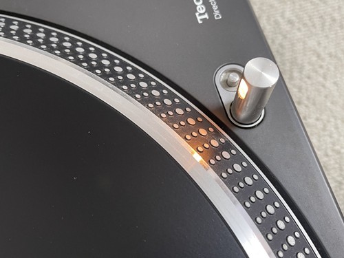 Technics SL-1200MK3D Black with Dust Cover Direct Drive DJ Turntable Tested Used - Picture 17 of 24
