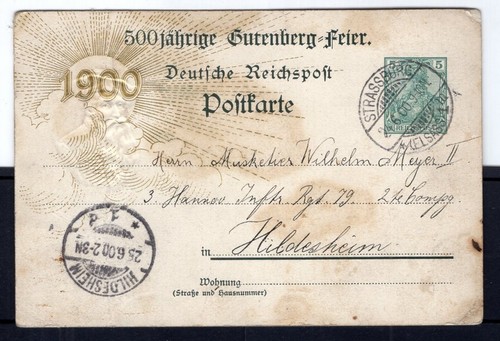 DR-GERMANY PRIVATE GA BUENBERGFEIER 1900 On Request