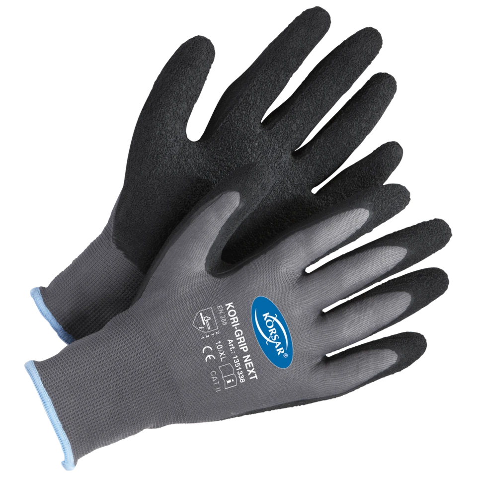 Arbeitshandschuhe Korsar Kori-Grip Next Größe 8 9 10 o. 11. 12 Paar - 144 Paar