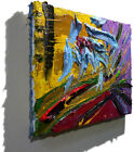 New ListingLandscape Oil█Painting█Vintage Impressionism█Art█Si gned Abstract Original Thick