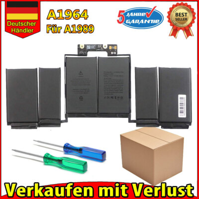 Apple MacBook Pro 13''A1989 A1964 Ersatz akku Mid 2018 2019 EMC 3214 3358 3348 DE