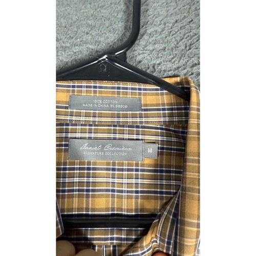 NWT Daniel Cremieux Plaid Button Down Shirt Long Sleeve Casual Antique Chin M - Picture 4 of 8