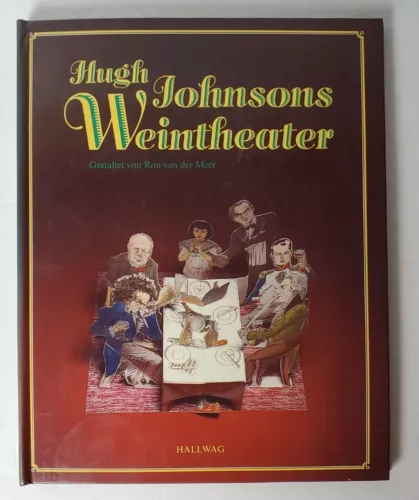 Hugh Johnsons Weintheater Rare German Pop-Up Wine Hardcover Book