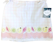 Gymboree skort 6 girls white Watermellon Lemon Lime Print 2003 Nearly Vintage