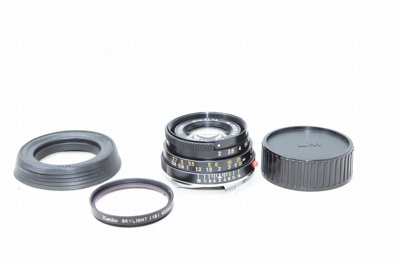 Near Mint Minolta M-Rokkor 40mm f2 M-Mount Lens Japanese Import #8807