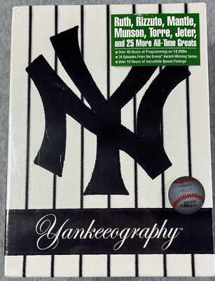 Yankeeography 12 DVD Box Set 2007 New York Yankees MLB Baseball NIB New/Sealed