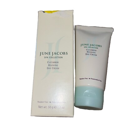 June Jacobs Cucumber Reviving Day Cream 1.7oz Tube NEW