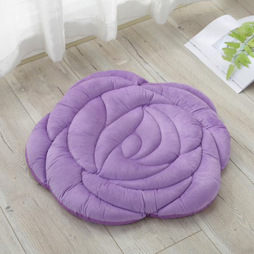 Cojín de asiento redondo rosa cojín hogar piso oficina silla tatami futón colchón - Imagen 8 de 15