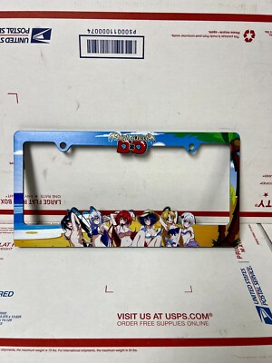 High School DXD License Plate Frame featuring Rias Akeno Xenovia, Koneko, Asia 