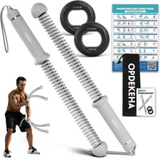 Weighted Ropeless Battle Ropes for Home Gym, Heavy Duty Portable Cordless Battle