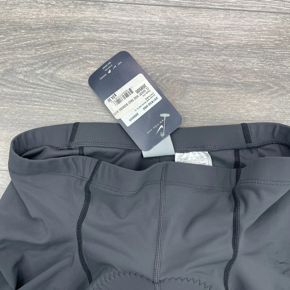 Pantalones Cortos de Ciclismo Nike para Mujer XL Carbón Acolchado Compresión Nylon Spandex Motociclista Foto 2 de 4