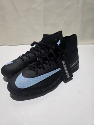 Nike ZM Superfly 10 Academy TF Men's Soccer Shoes New Size 10 Black/Ice Blue