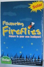Flickering Fireflies 7 LED bulb lights Solar Powered magic nature lights string