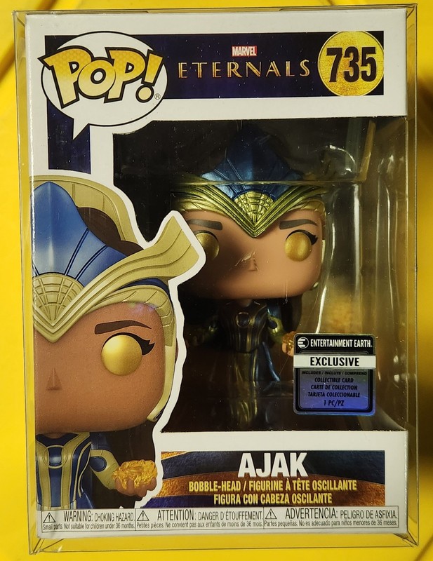 Funko POP! Marvel Eternals AJAK #735 Entertainment Earth Exclusive w/ Card