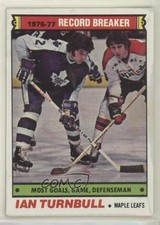 1977-78 Topps Record Breaker Ian Turnbull #215 0a4