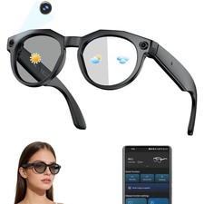 AI Smart Glasses with Camera, 1080P HD POV First-Person View Video Recording ...