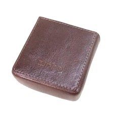 Zippo Leather Cigarette Case US Fits Box Tobacco High Quality Used