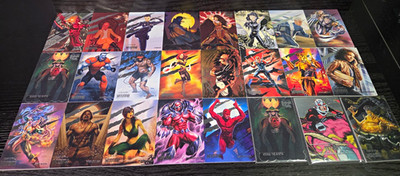 Marvel Card Lot 160+ Fleer, Metal, Platinum, Women Of Marvel, Ect