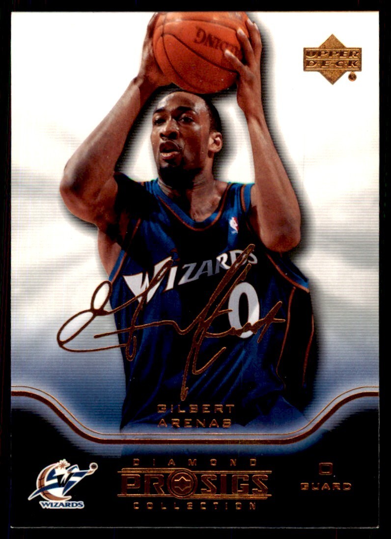 2004-05 Upper Deck Pro Sigs Gilbert Arenas Basketball Cards #88