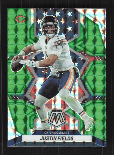 Justin Fields 2022 Panini Mosaic Mosaic Green #268 - Picture 1 of 3