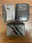 For Parts Vintage Sony & Sanyo Walkmans. Wm Fm101, Wm Fx163 And M Gp22