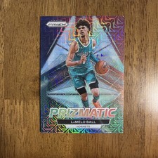 2022-23 Panini Prizm LaMelo Ball Silver Mojo Prizmatic #ed /25 Hornets