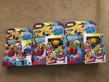 MARVEL HYDRO PODS ONE SPIDER-MAN STARTER PACK & TWO WOLVERINE AQUA ARMOR SETS