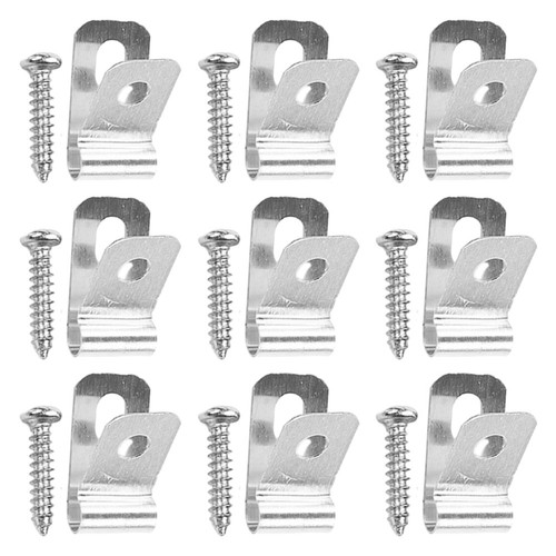 Fence Wire Clamps 200/400pcs Aluminum Fencing Mounting Clips Stainless Steel - Picture 9 of 48