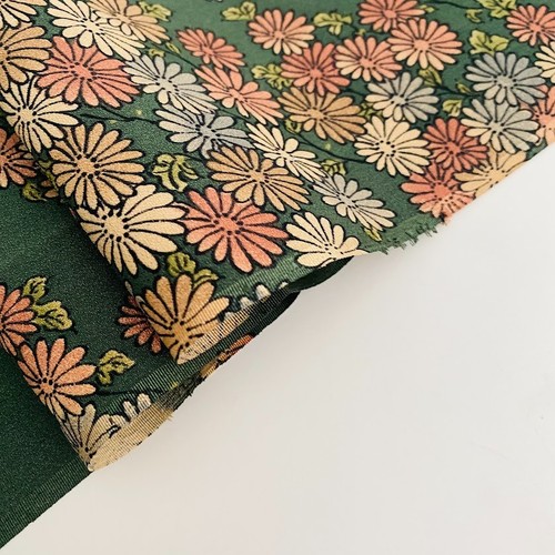 UnUsed Flower in Breeze #A1 14x40 Vintage Japanese Kimono Silk Fabric RT37 - Picture 5 of 8