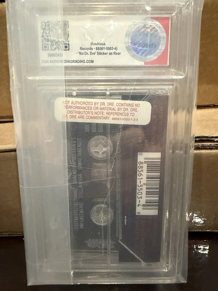 Eazy-E It's On Dr. Dre 187um Killa 1993 Cassette Tape 90's Ruthless Rap AMG 8 - Image 2 of 2