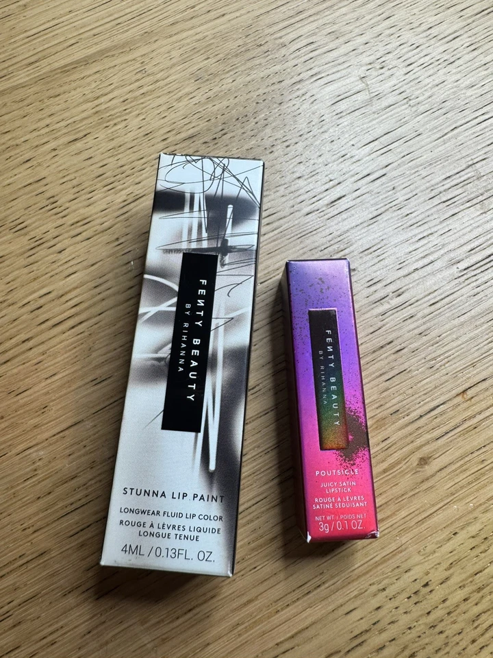 Fenty Stunna Lip Paint  UNLOCKED + Poutsicle Juicy satin Lipstick SET - Image 3 of 4