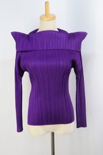 PLEATS PLEASE Purple Long Sleeve Top 154 9730