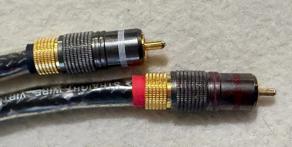 Straight Wire Virtuoso R High End Interconnect RCA  Kabel 50cm - Bild 2 von 4