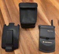 Vintage Motorola Black StarTAC Flip Phone 80148WNBEA Take A Look