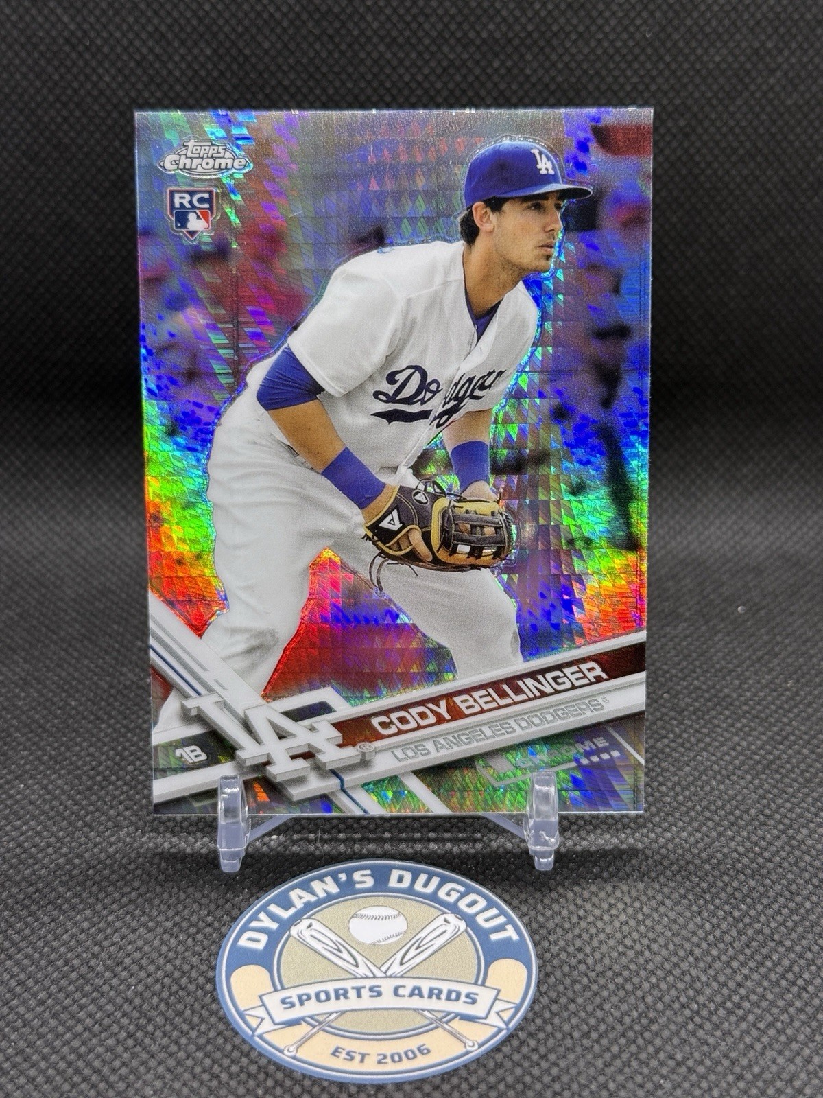 2017 Topps Chrome - Cody Bellinger #79 Prism Refractor (RC)