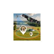 GPS Wireless Dog Fence System with Adjustable 49 to 6500ft 3 Training Modes M...