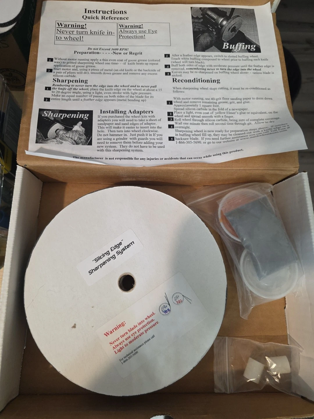 THIS IS A KNIFE SHARPENER WHEEL KIT