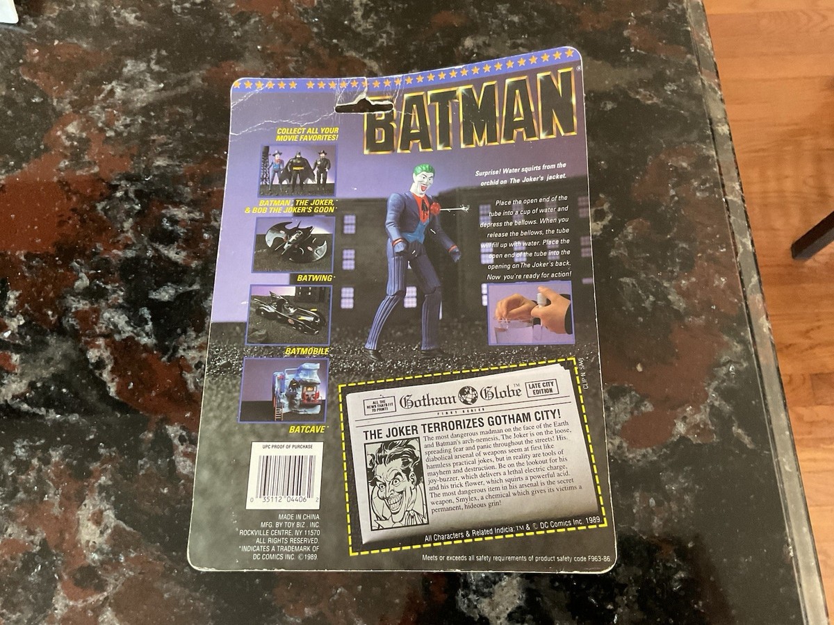 Batman Squirting Orchid the Joker Action Figure 1989 for sale