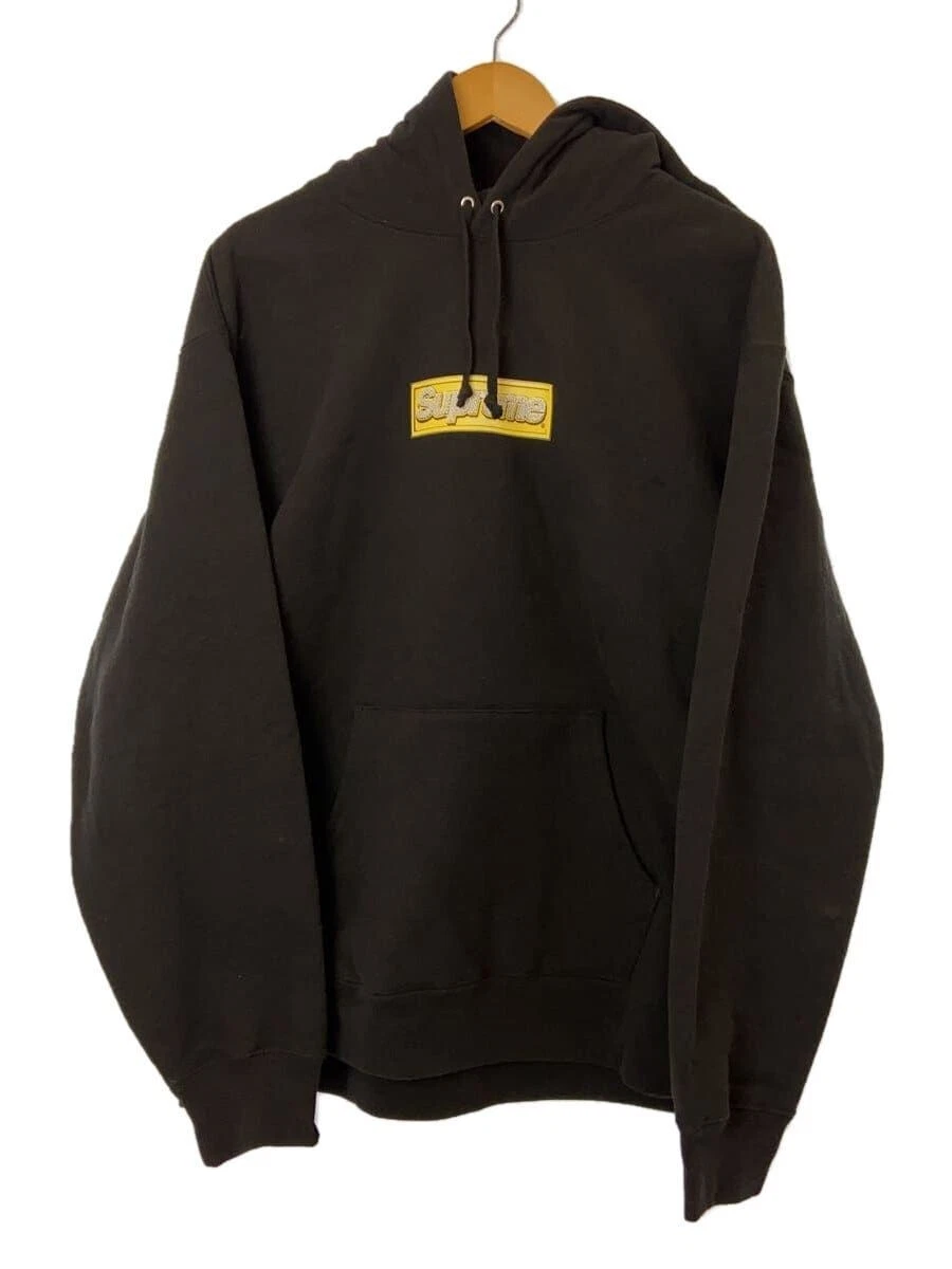 Sweat à capuche Supreme XL coton noir occasion
