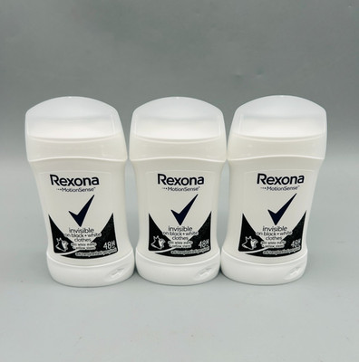Rexona Invisible on Black+White Deodorant Stick Anti-Transpirant 3 x 40ml NEU