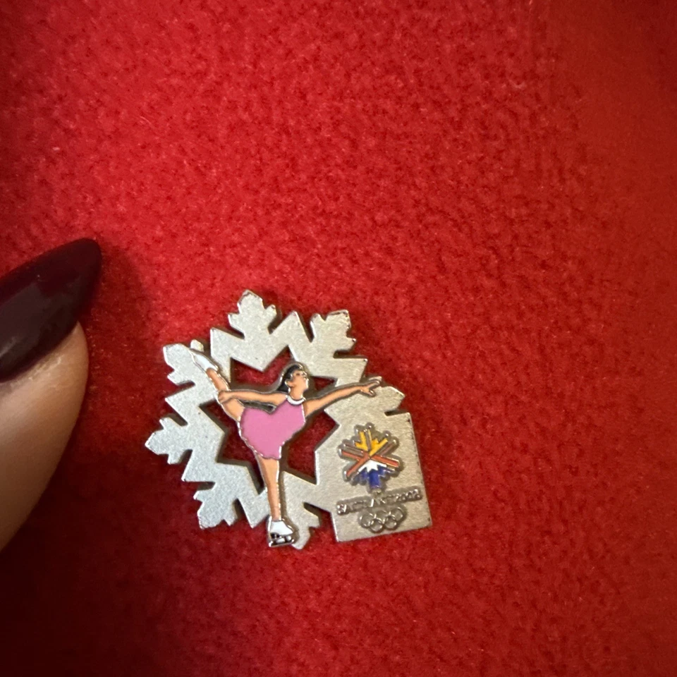 2002 Salt Lake City Winter Olympics Mens Vest XL Marker - Figure Skating Pin ⛸️ - Image 3 of 4