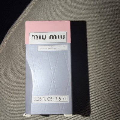 MIU MIU FLEUR D'ARGENT Eau de Parfum Absolue MINI SPLASH 0.25oz New/Boxed