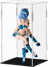 Display Case 5.9x5.9x9.8inch,15x15x25cm for Collectibles Assemble Clear Acryl...