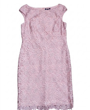 Lauren Ralph Lauren Women’s Lace Sheath Dress Size 12 – Blush Pink – NWT $195 Re