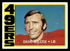 1972 Topps #69 Dave Wilcox (HOF) - San Francisco 49ers (Low Grade)