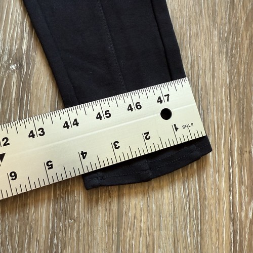The Limited Black Stretch Dress Leggings Size Small Piping Front & Back Leg Y2K - Picture 3 of 11