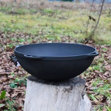 Gusseiserner Asien Kazan 30L Ø52cm 12,6kg | Extra großer Gusseisen Kessel ohne D